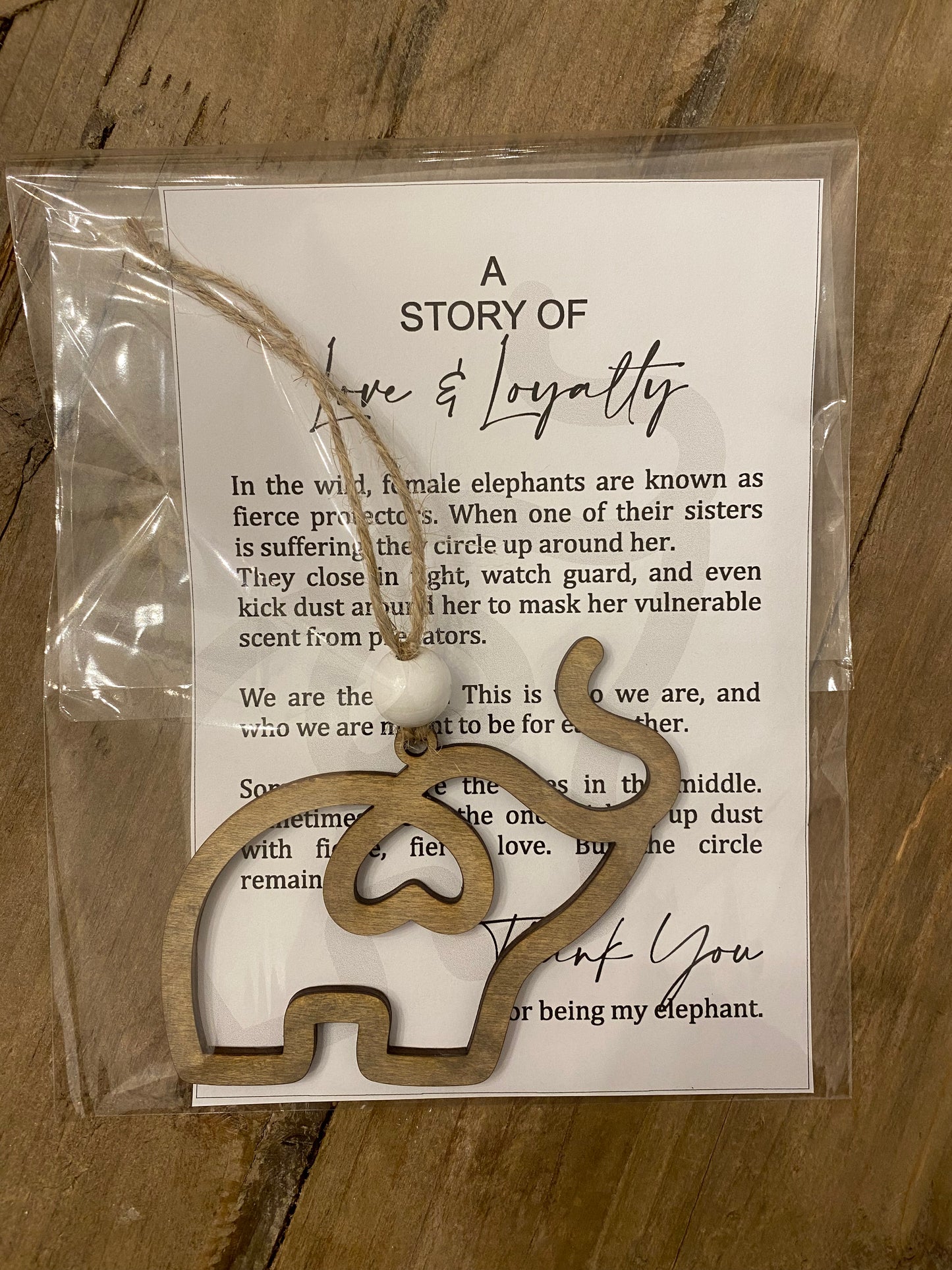 Elephant Ornament - “A story of Love & Loyalty”