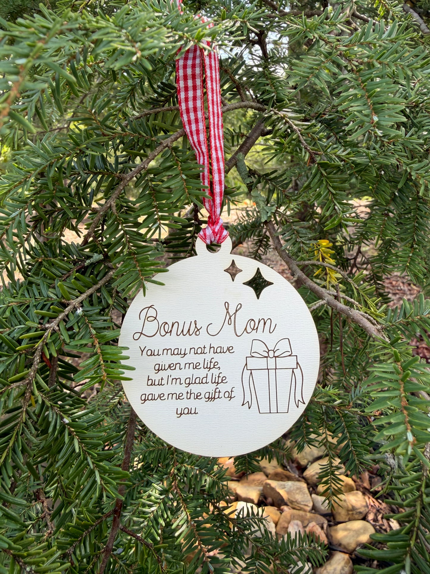 Family Member Ornament - Bonus Mom