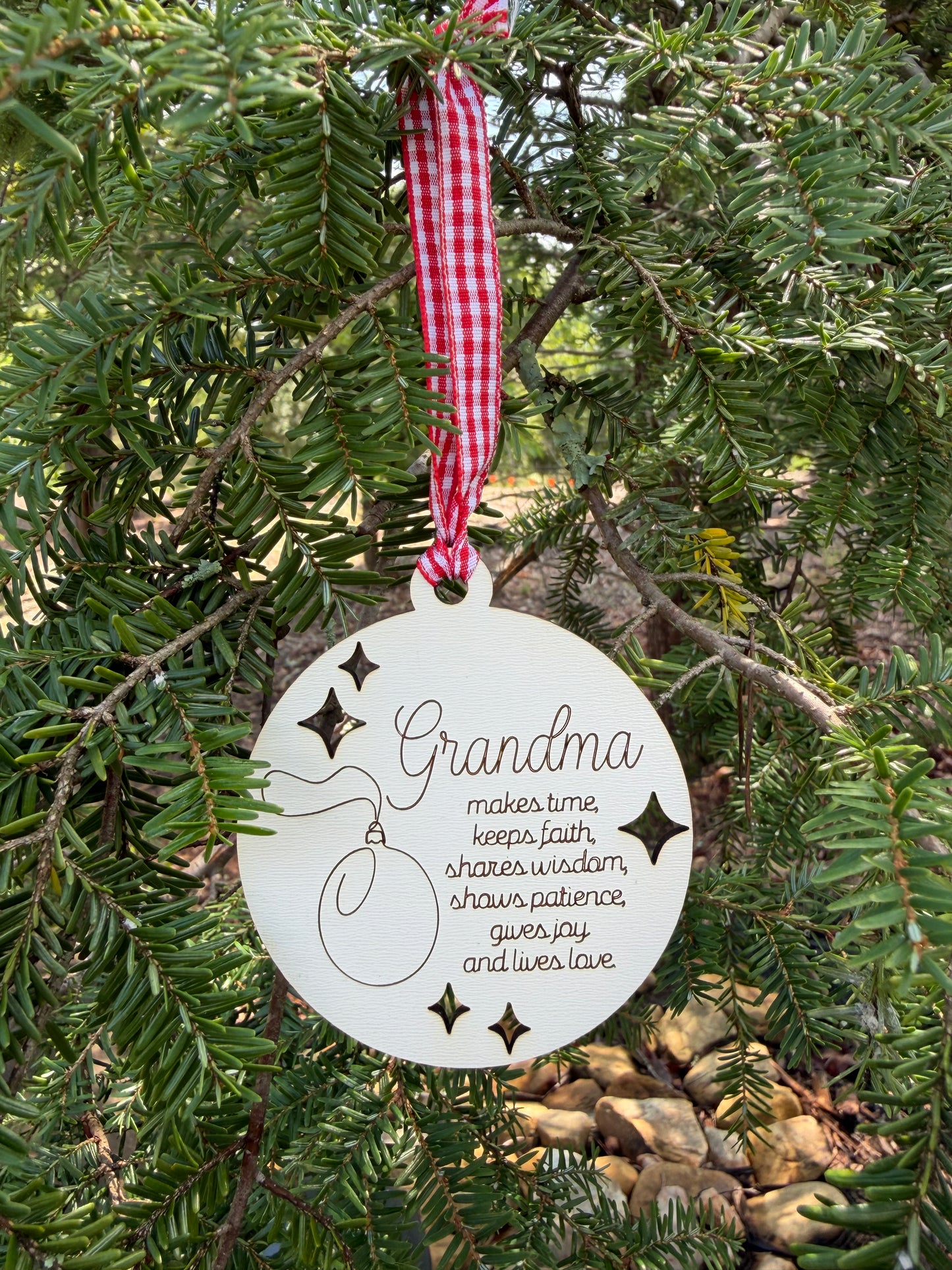 Family Member Ornament - Grandma