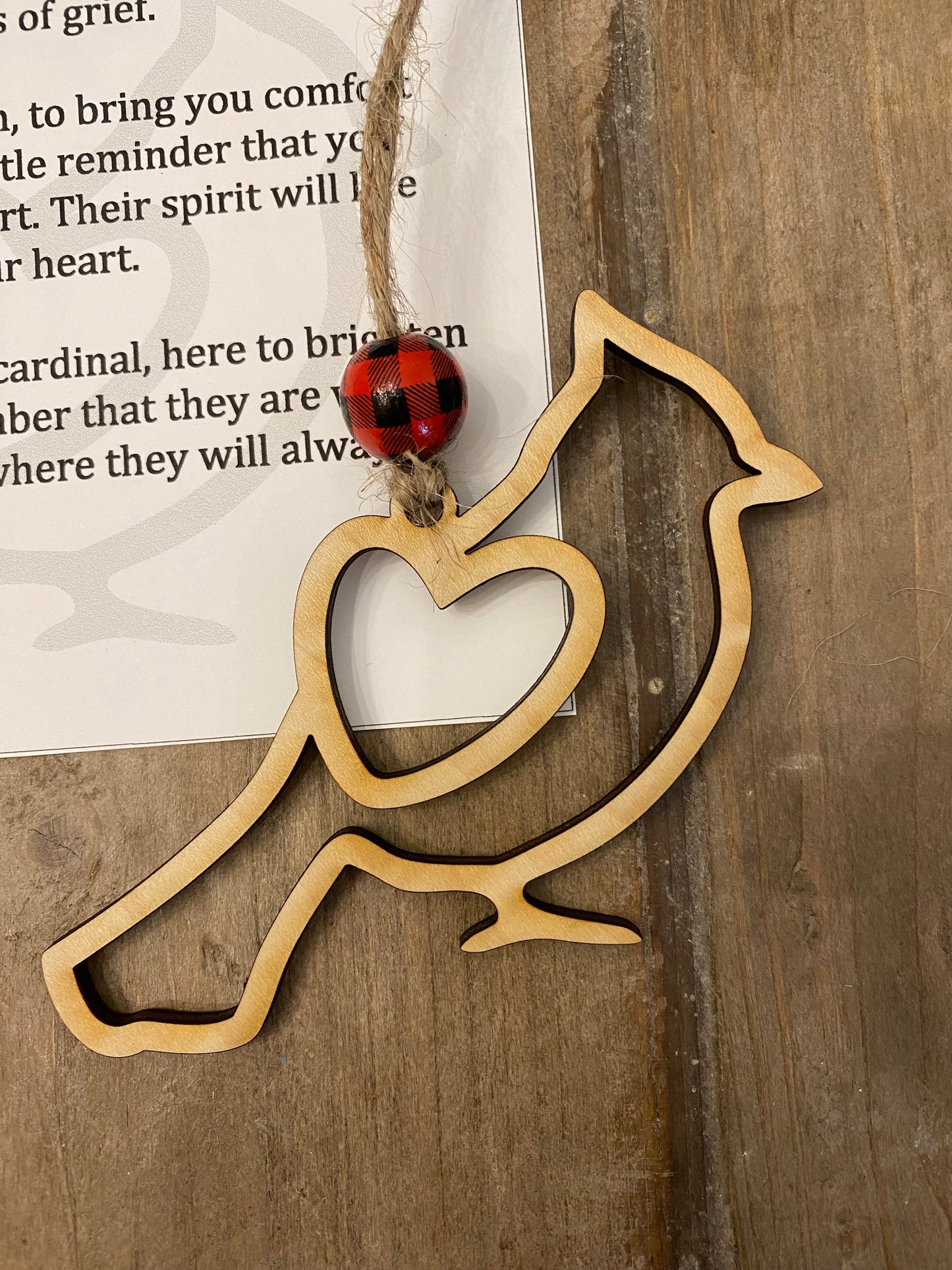 Cardinal Ornament - “Heavenly Messenger”