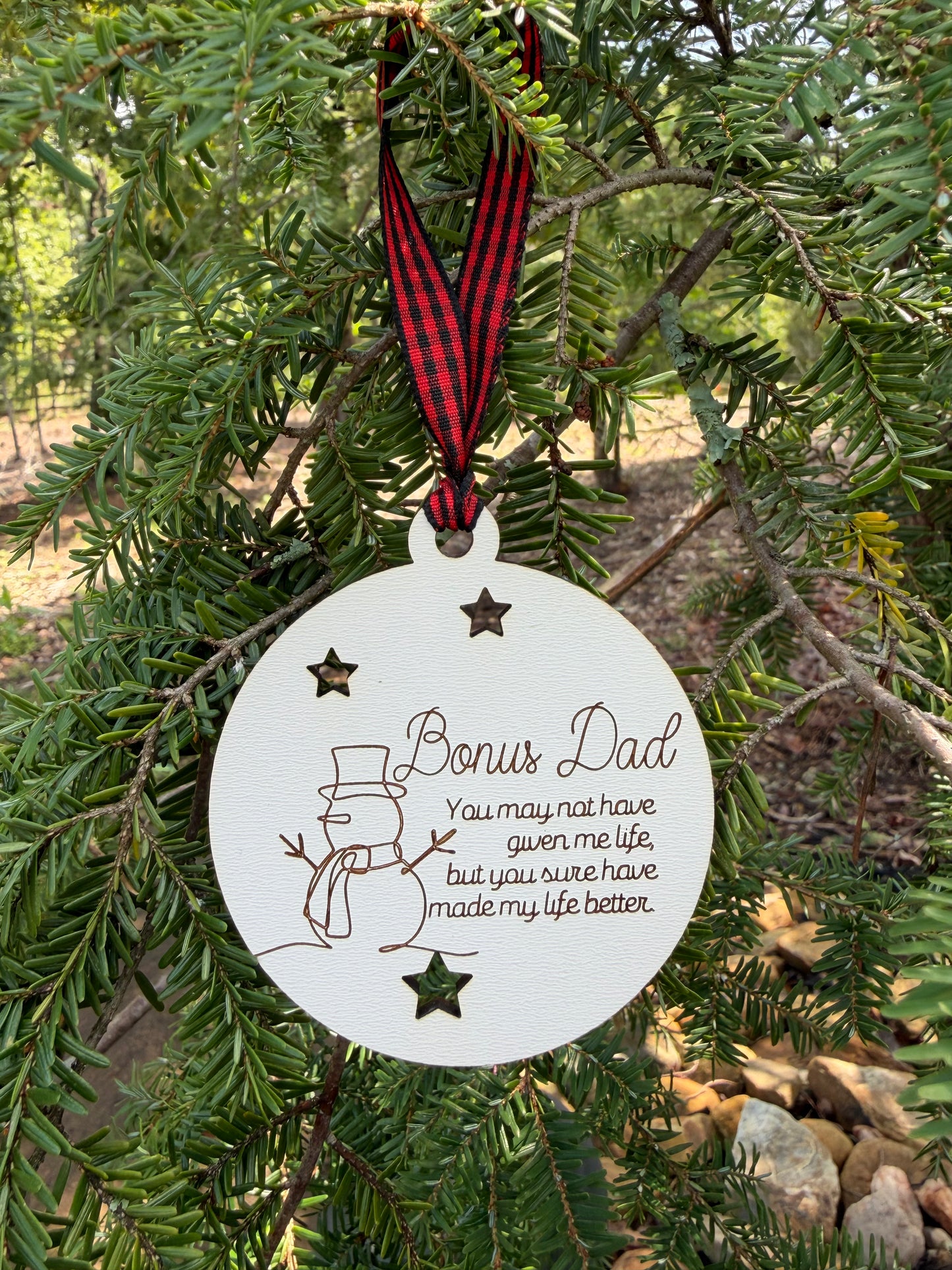 Family Member Ornament - Bonus Dad