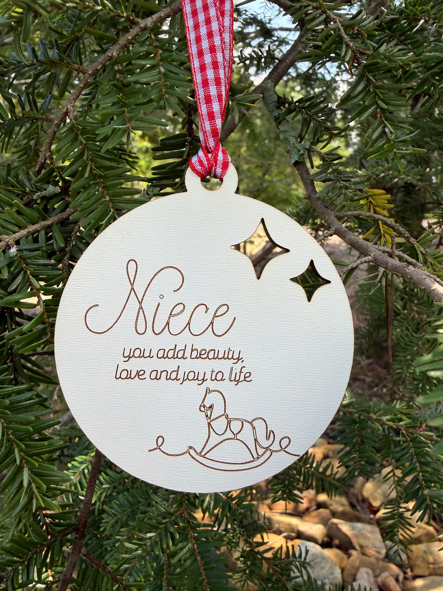 Family Member Ornament - Niece