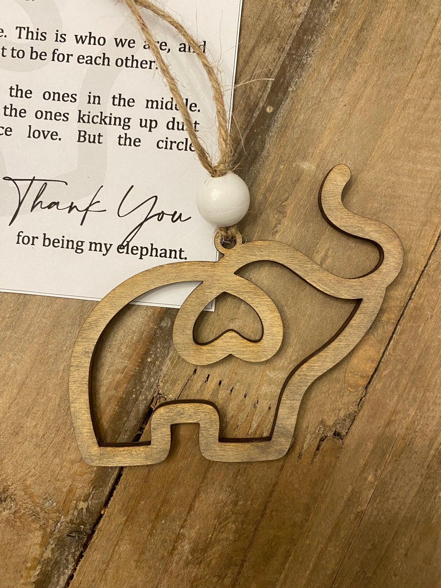 Elephant Ornament - “A story of Love & Loyalty”