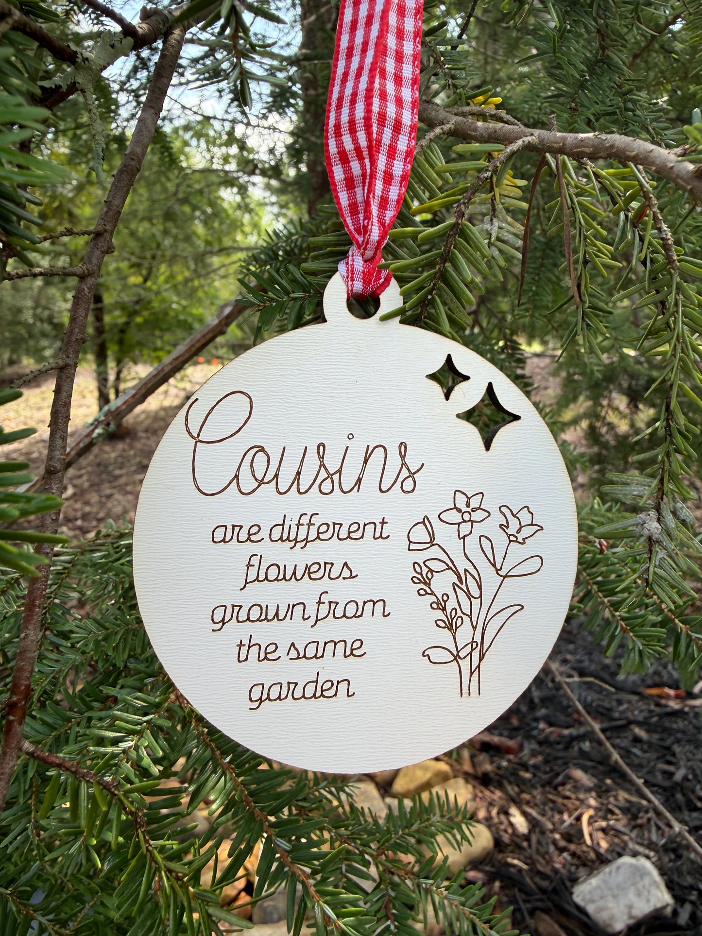 Family Member Ornament - Cousins