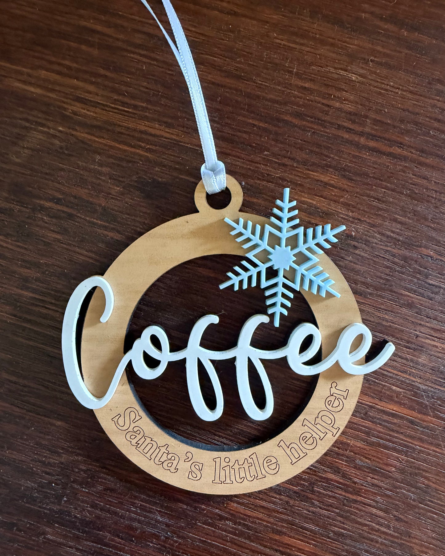Coffee Ornament - “Santa’s Little Helper”