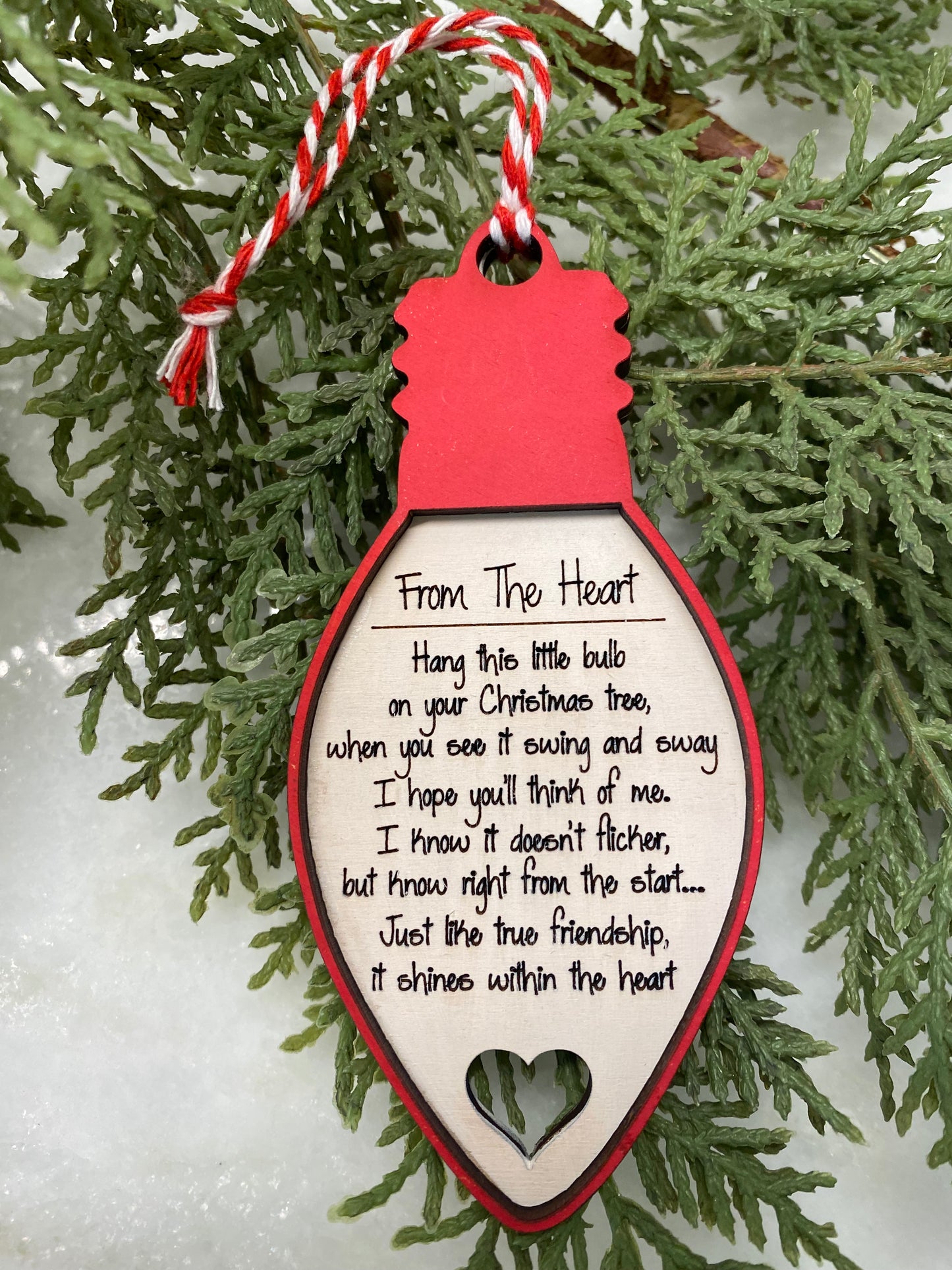 Friendship Christmas Ornament